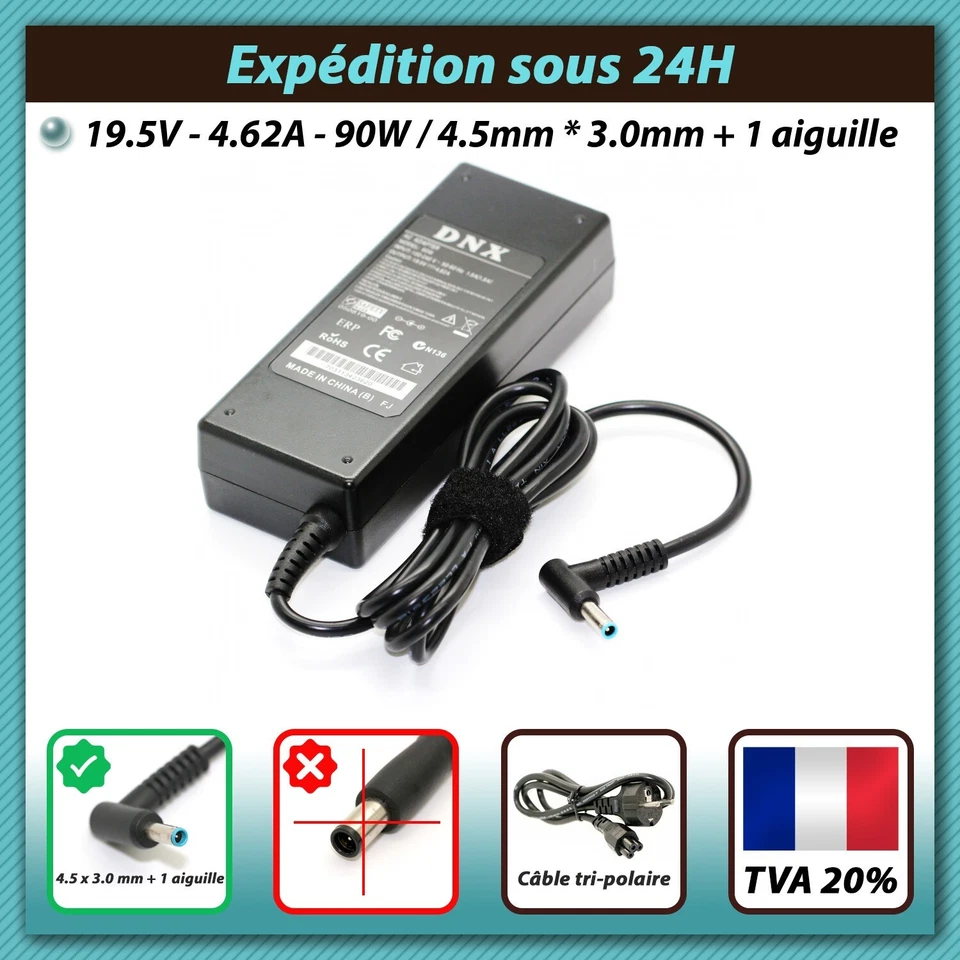 Chargeur Alimentation Pour HP PAVILION 17-F166NF 19.5V 4.62A - Photo 1/1