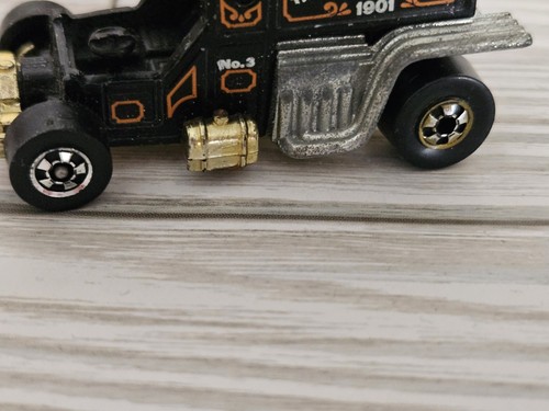 Ford T-Totaller Hong Kong Basic Express 1976 Hot Wheels negro/marrón/dorado vintage - Imagen 16 de 16