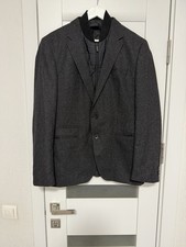 Hugo Boss Relaxed-fit Sparkle-effect Blazer Jacket Wool Size 52