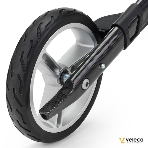 Veleco Flexo Rollator Carbon schwarz, klappbar und komplett montiert - Bild 18 von 21