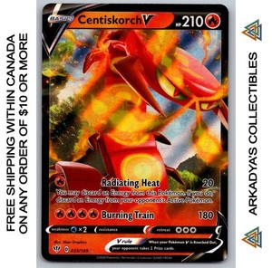 Centiskorch V - 033/189 - SWSH Darkness Ablaze - 2020 Pokémon - NM