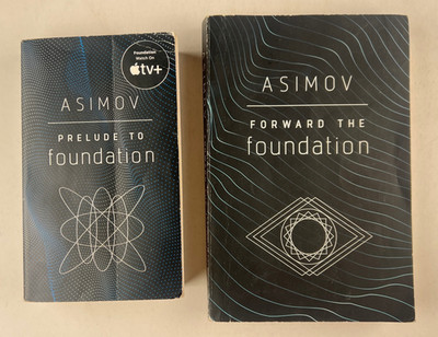 Isaac Asimov Foundation Series Prequels 2 Book Set Hari Seldon Sci-Fi Apple TV+