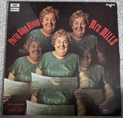 Party Sing Along Mrs. Mills Srs 5029 Vinyl Record Lp
