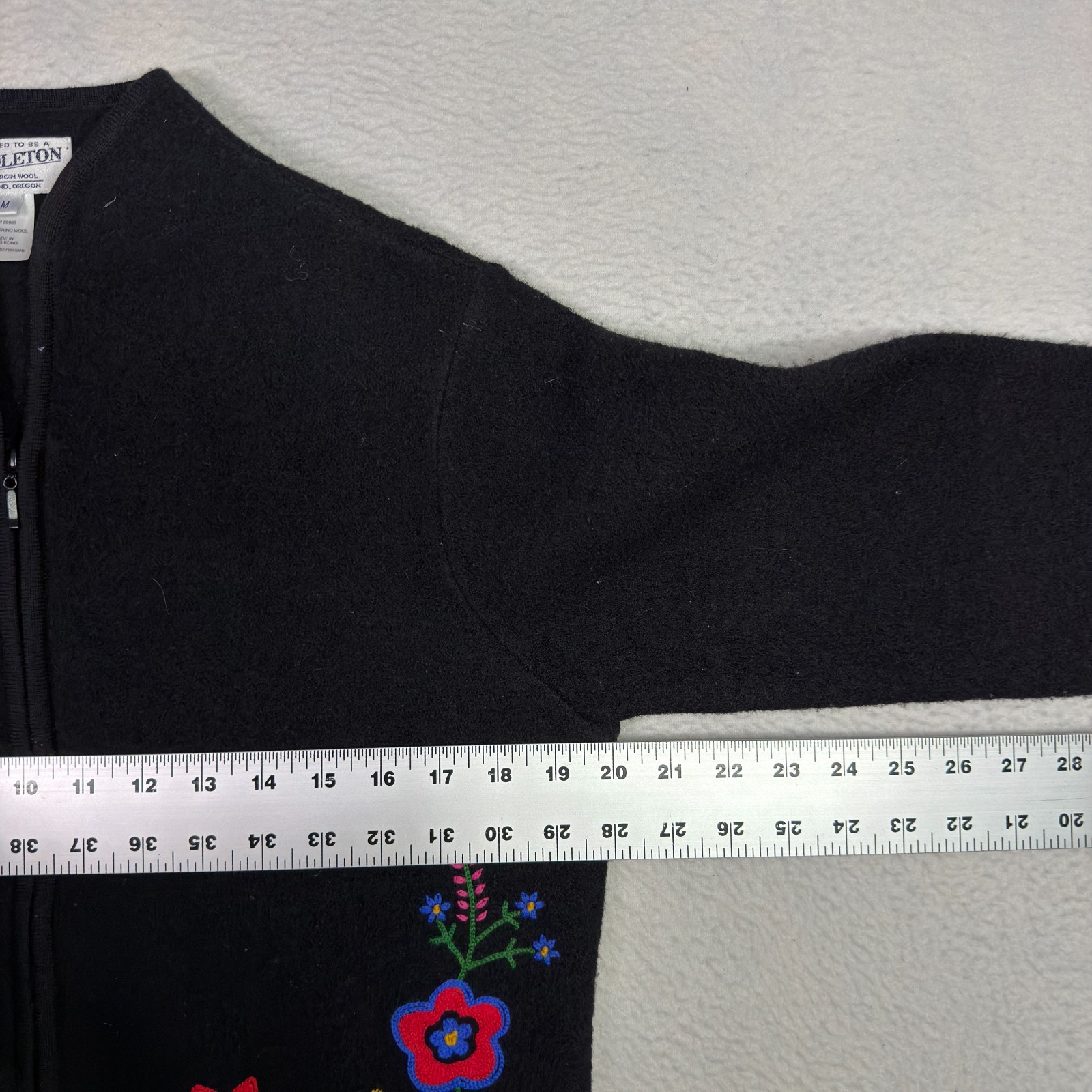 Vintage Pendleton Shacket Jacket Wool 90s Embroid… - image 4