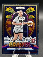 2025 Panini Prizm WNBA #14 Hailey Van Lith Groovy