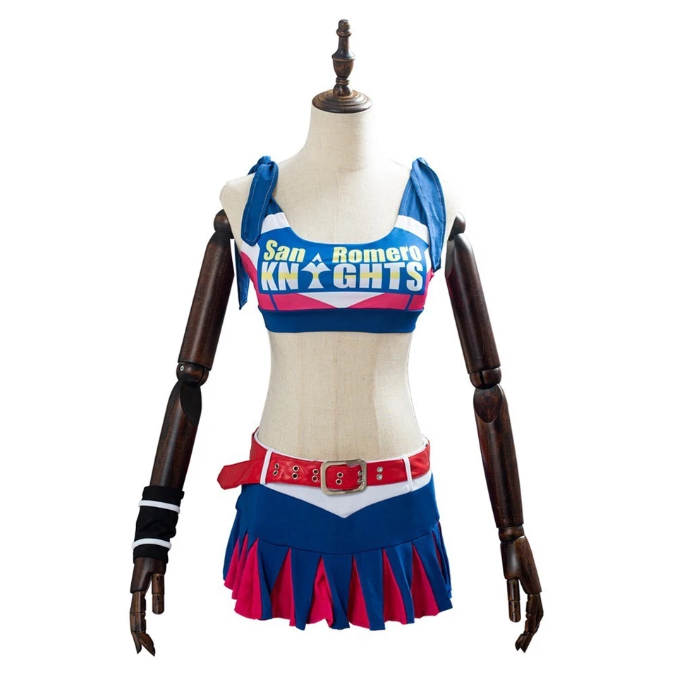 Juliet Starling Animadora Cosplay Disfraz Conjunto Vestido Traje Foto 2 de 4