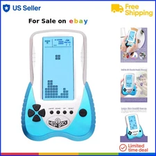 Retro Block Game Console Plastic 23 Puzzle Games for Indoor Outdoor