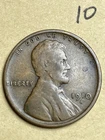 1910-S LINCOLN WHEAT CENT, low mintage date, "Fine" condition #10