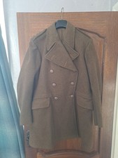 British Army Pattern Dismounted Greatcoat 1951 Alfred Polikoff Wales Ltd Medium 