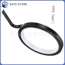 5/16"x33ft High Temp Black PTFE Fiberglass Adhesive Tape