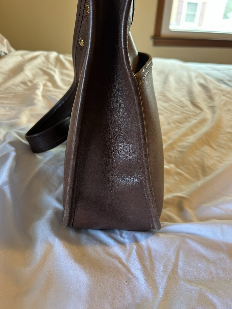 Brown Leather Coach Vintage 1990s Purse crossbody bag 9996 | eBay