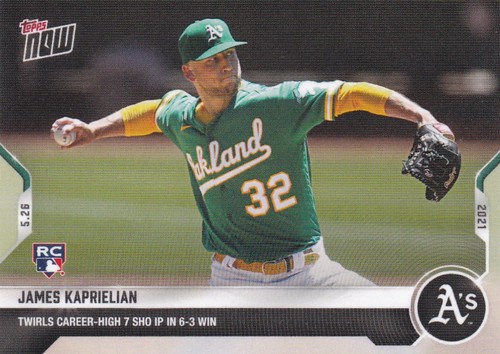 2021 Topps Now 273 James Kaprielian