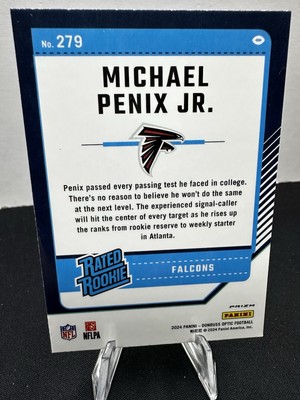 💥2024 Donruss Optic Michael Penix Jr. Purple Shock Rated Rookie
