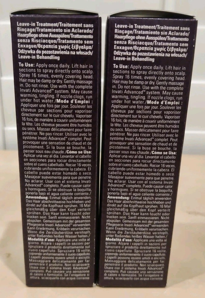 Revitalizador de couro cabeludo AVEDA INVATI Ultra Advanced 5 oz/150 ml novo na caixa (pacote com 2) - Imagem 2 de 4