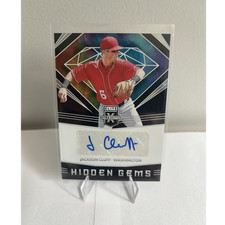 2020 Panini Elite Extra Edition Jackson Cluff Nationals Hidden Gems Autograph #…