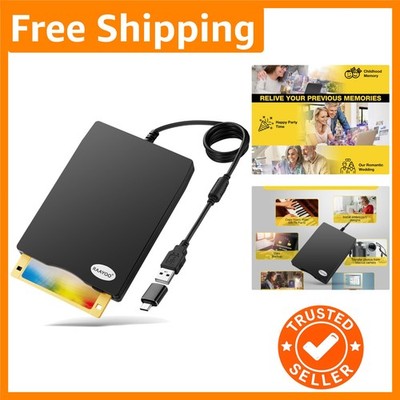 USB 2.0 Floppy Disk Reader - Ultra-Slim Design for Seamless Data Recovery