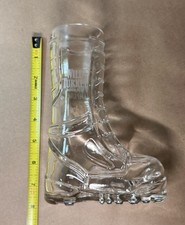 Wild Turkey Bourbon Combat Boot Campaign Shaped Glass