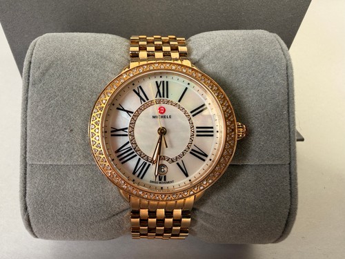 MICHELE Serein Mid 36mm Diamond Women's Watch MW21B01B0963 • Extraordinary