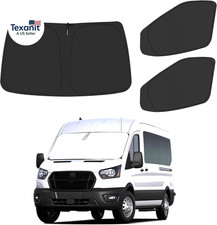 Front Windshield   Side Window Sun Shade for 2015-2024 Fo-Rd Transit Van High an