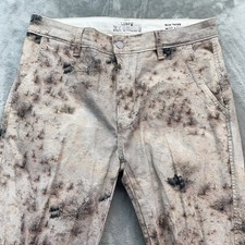 Levis Pants Mens size 32x33 XX slim taper Chino printed elephants nature Africa