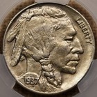 1937-D 3 Leg Buffalo nickel, CACG AU58 gem-for-grade original!DavidKahnRareCoins — photo 1