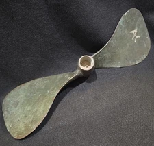 Vintage Brass 2 Blade Boat Propeller 16"x6" Heavy @ES