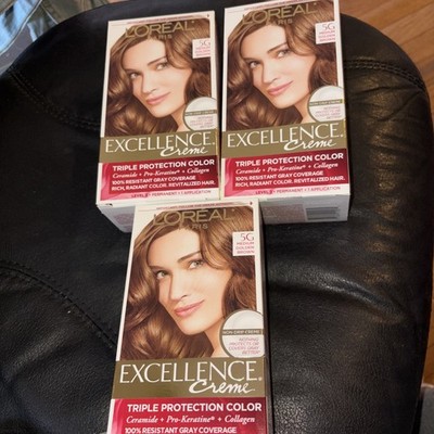 L Oréal 5g Medium Golden Brown Bundle of 3