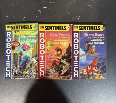 Robotech The Sentinels - Paperback Book Lot [Books 1-3] - Sci-Fi - Jack McKinney