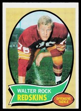 Walter Rock, 1970 Topps, #218, Washington Redskins,