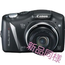 Canon PowerShot SX130 IS Used Test from Japan Digital Camera 12x Zoom Black