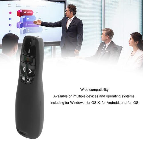 USB Wireless Presenter Lange Steuerreichweite 2 4 GHz Remote Powerpoint Cli NTS - Afbeelding 3 van 24