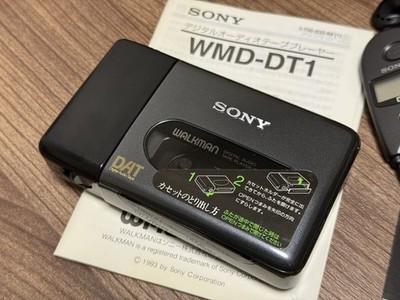 SONY WMD-DT1 デジタルオーディオ　テーププレーヤー 動作確認済み SONY WMD-DT1 WALKMAN DAT Digital Audio Tape Player Boxed Serviced