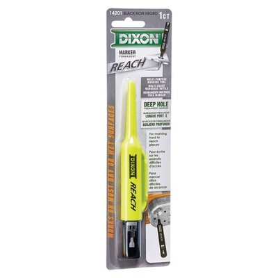 Industrial REACH- Deep Hole Permanent Marker, Black, 1-Count (14201)