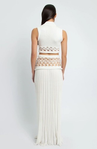 Christopher Esber White Maxi Crochet Skirt BNWT RRP $690 - Picture 3 of 5