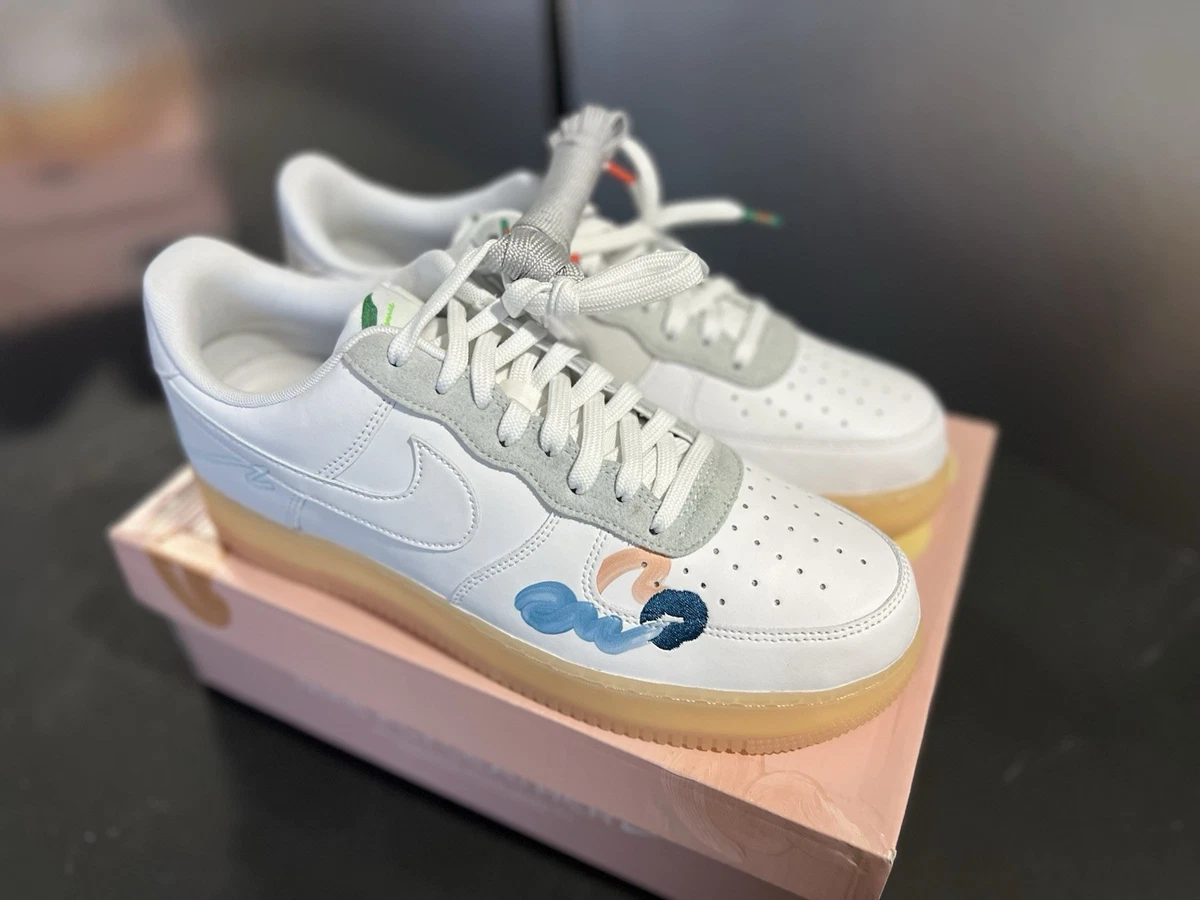 未使用 NIKE × MAYUMI YAMASE AF1 FLYLEATHER Nike Mayumi Yamase x Air Force 1 Flyleather Earth Day - огромный