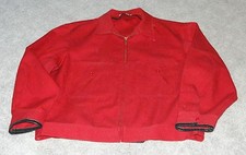 Vintage ANHEUSER BUSCH Budweiser Clydesdale Employee Wool Jacket COAT Size 48