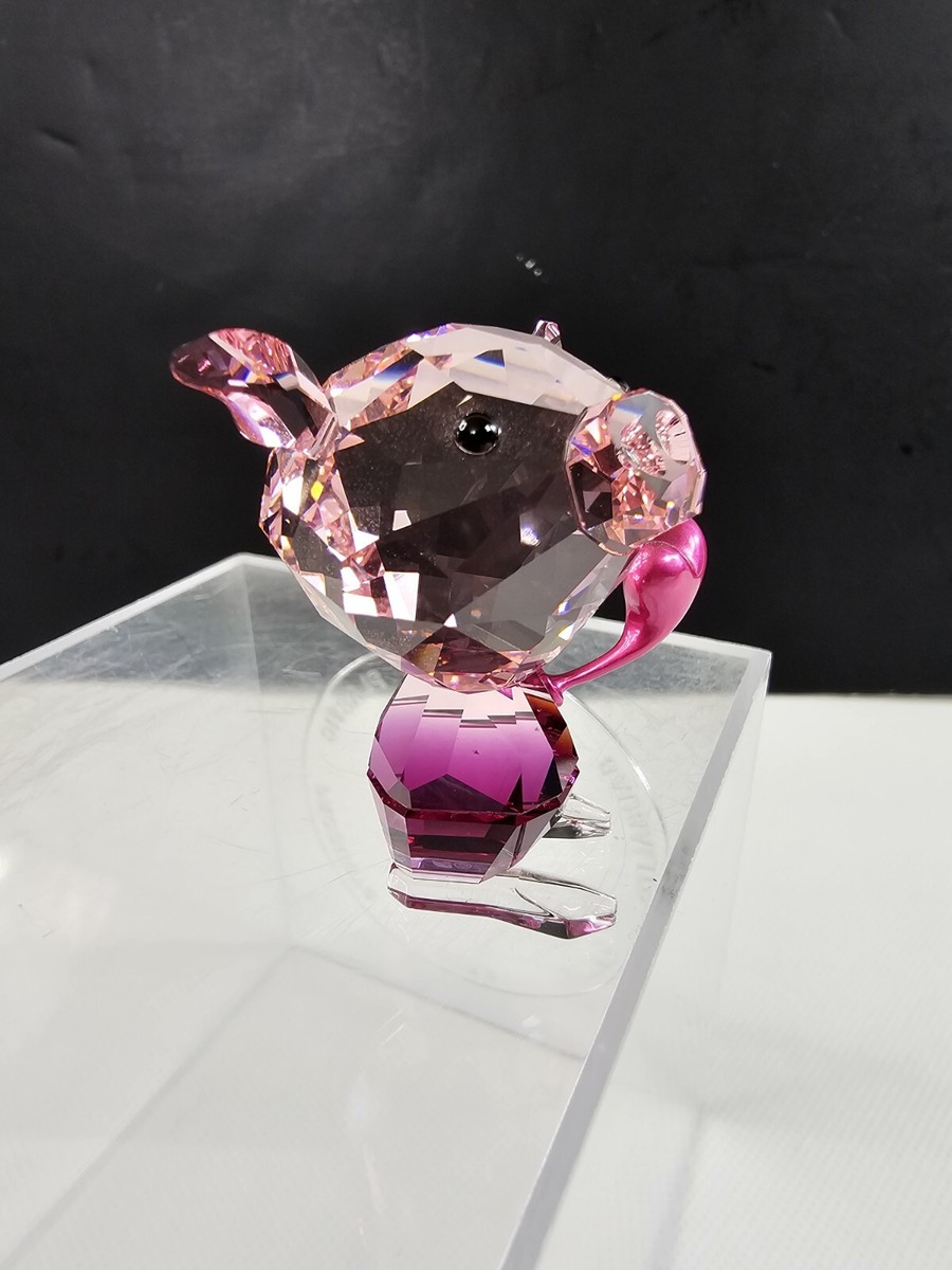 Swarovski 1143381 Emoti Love Pink Pig Crystal Figurine Lovlots