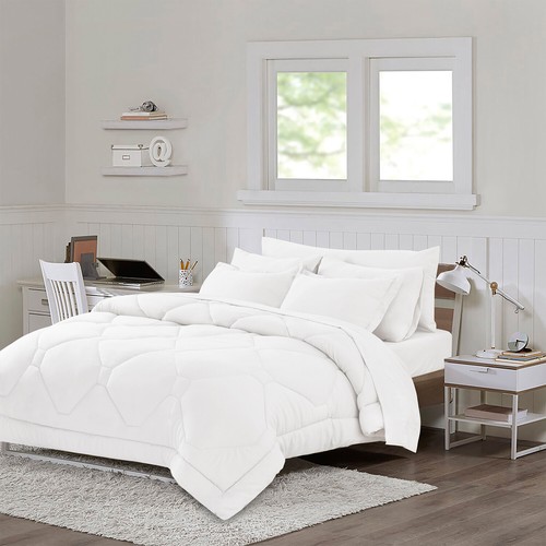HIG 8 PCS Modern Comforter Set with Sheets All Season Bed in a Bag - Picture 18 of 54