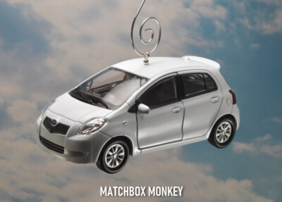 Toyota Yaris XP90 1/34 Custom Christmas Ornament Car Hybrid