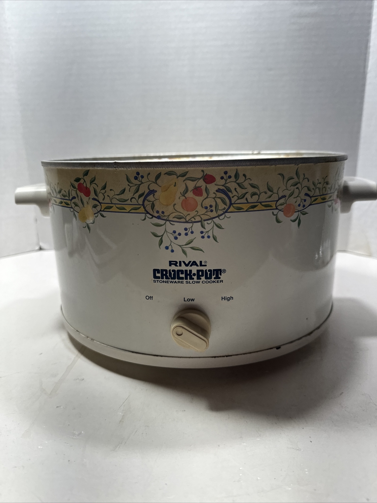 Vintage Rival Crock Pot Base Only Slow Cooker Model 3355 4 qt. Tested