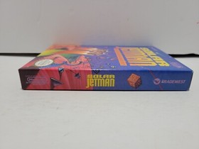 Solar Jetman con p&oacute;ster Nintendo NES completo en caja en caja original