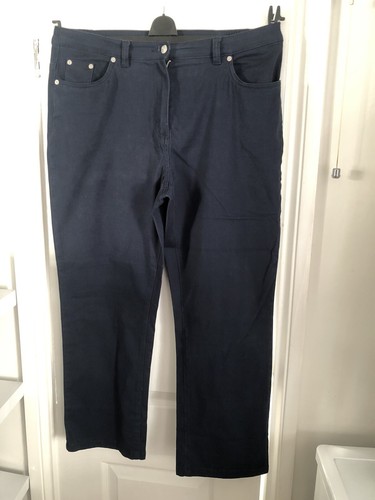 Damart Navy Trousers UK Size 16 Inside 