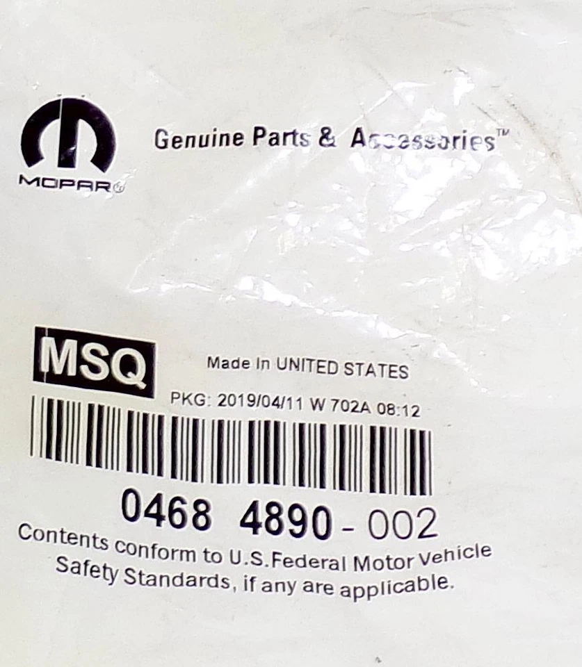 04684890 Nuevo OEM Mopar Par Barra Estabilizadora Frontal Buje para Caravana 1997-2000 Foto 2 de 2