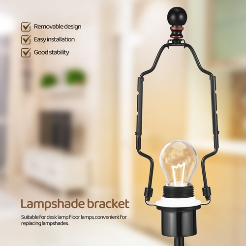 2pcs Lamp Harp Lamp Shade Bracket Lamp Shade Harp Lamp Repair Kit for Table - Picture 2 of 11