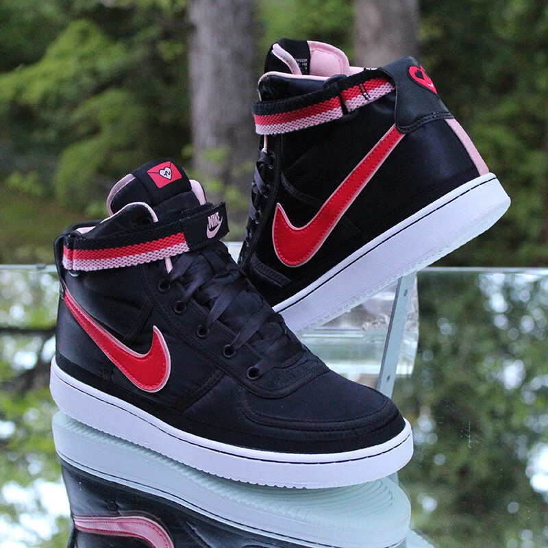 Nike Dunk High Vandal Supreme QS taille 7 ans noir rouge personnalisé AQ3713 001