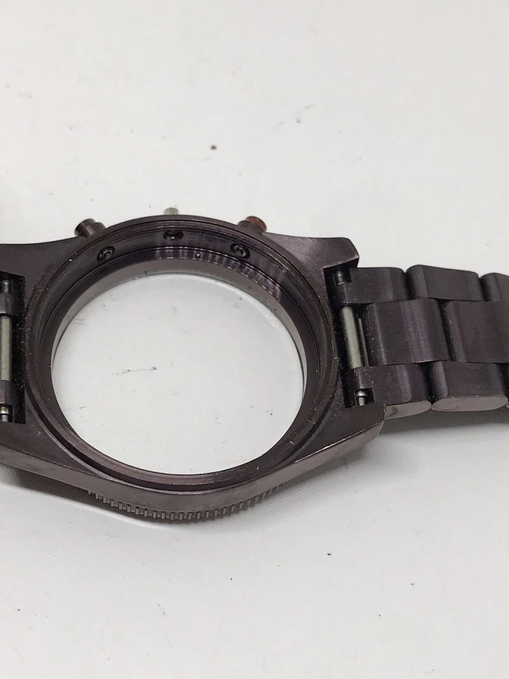 Reloj Fósil Pulsera Eslabones Estuche Piezas Cristal Cierre Usado Correa Mujer 18mm Z654 Foto 4 de 4