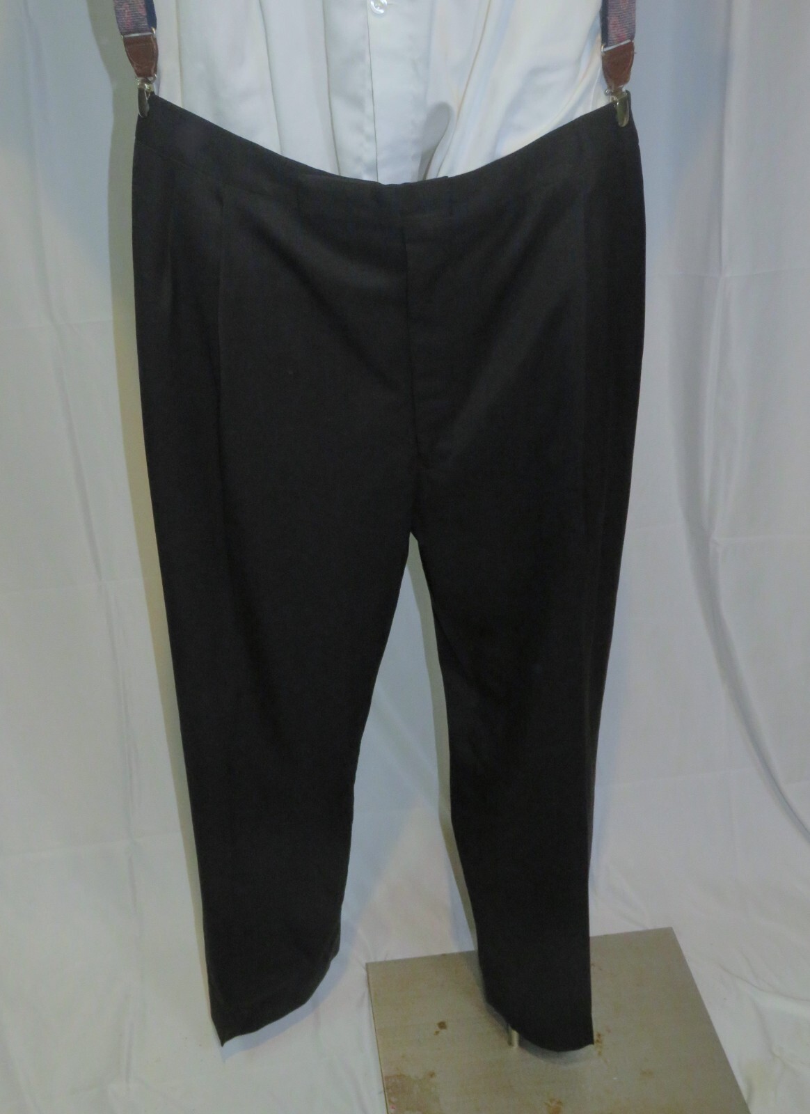 Tom James Bespoke Solid Black One Button Shawl Co… - image 11