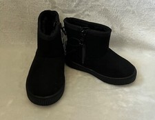 Cat  Jack Winter Boots Toddler Boys Sz 6 Arlo Black Faux Fur