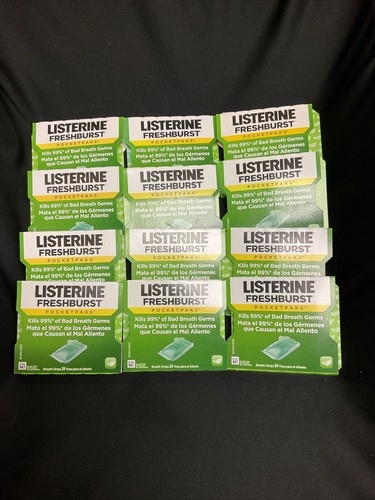 Listerine PocketPaks Atemstreifen 24 Stück Fresh Burst (Menge 12)