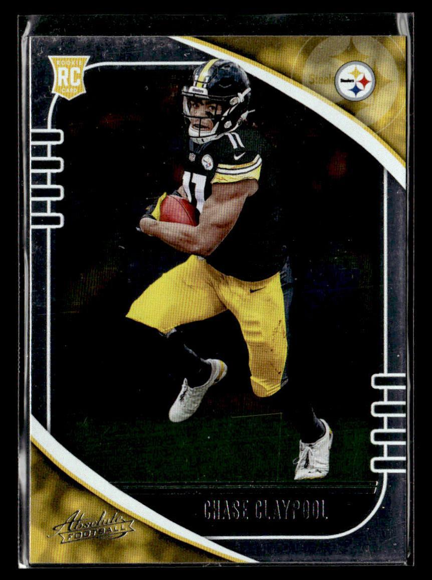 2020 Panini Absolute #116 Chase Claypool Retail Rookie Card Pittsburgh Steelers